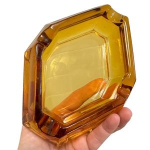 Heavy Glass Ashtray